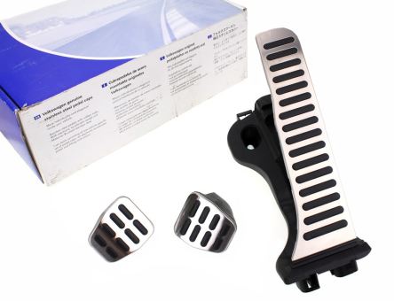 Original VW Golf 5 6 Audi A3 TT Pedalkappen Schaltgetriebe Sport Pedalset Edelstahl Nachrüstung 1K1061200A 