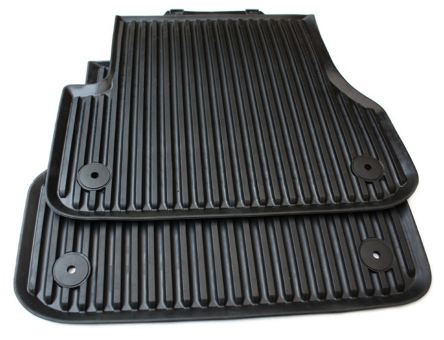 Original Audi Gummimatten für Audi A6 A6 Allroad A7 Sportback 4G Auto Fußmatten Allwetter 2-teilig hinten schwarz 