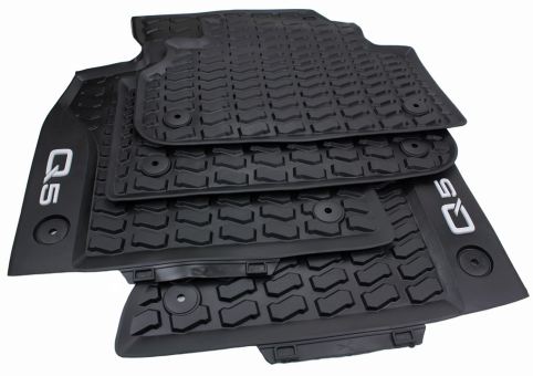 Original Audi Gummimatten Q5 SQ5 (FY) Fußmatten Q5 Sportback Allwetter 4-teilig schwarz 