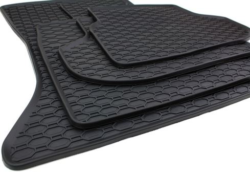 Gummimatten passend für BMW 5er F10 F11 Fussmatten Gummi Premium Qualität Auto Allwetter 4-teilig schwarz 