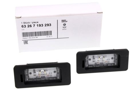 Original BMW LED Kennzeichenleuchten Beleuchtung passend für BMW 1er 2er 3er 4er 5er X1 X3 X4 X5 X6 Nummernschildbeleuchtung 