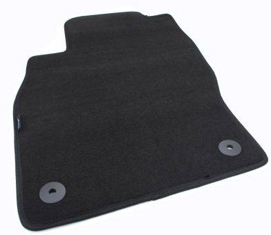 Fußmatte Fahrermatte passend für Opel Corsa D + Corsa E / OPC Velours Stoffmatte Autoteppich Premium Qualität 