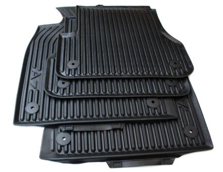 Original Audi Gummimatten A7 Sportback (4G) Fußmatten S7 RS7 Allwetter 4-teilig schwarz 