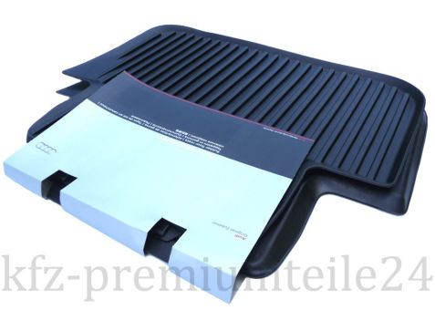 Original Audi Gummimatten A5 Coupe 8T Fußmatten hinten schwarz 