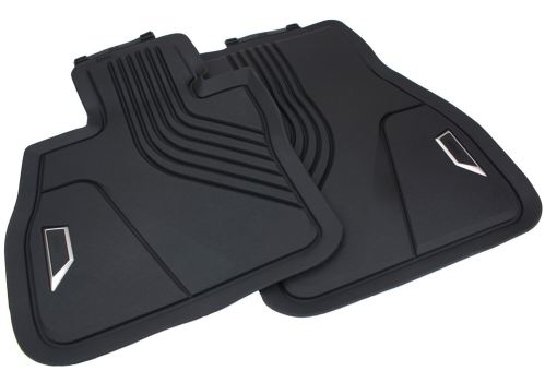 Original BMW 1er (F40) 2er (F44) Gran Coupé Fußmatten Gummimatten Allwetter Premium Qualität 2-teilig schwarz 