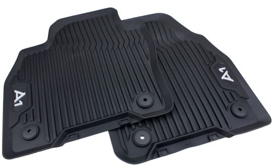 Gummimatten Original Audi A1/S1 Sportback (GB) + Citycarver Fußmatten Allwetter Automatten 2-teilig schwarz 