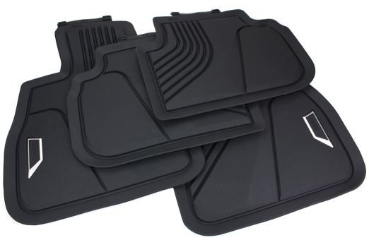 Original BMW 1er (F40+ F70) 2er (F44) Gran Coupé Fußmatten Gummimatten Allwetter Premium Qualität 4-teilig schwarz 