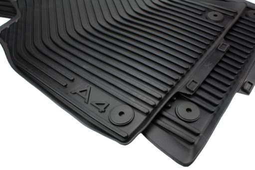 Gummimatten Original Audi A4 8K B8 Auto Gummi Fußmatten vorne  Avant + Limousine 2-teilig schwarz 