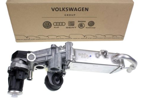 Original VW Audi AGR TDI Abgaskühler Seat Skoda Kühler Abgasrückführung Regelklappe Abgasreinigung 