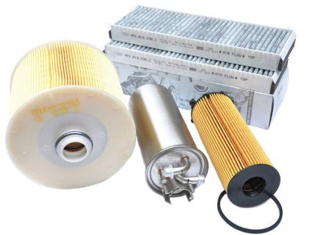 Original Audi Teile A6 4F Allroad 2.7L 3.0L V6 TDI Motor Inspektionspaket Filter Service 4-teilig bis 10/2008 