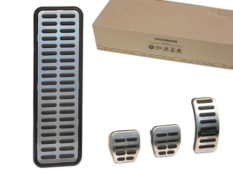 Original Pedalkappen für Audi A1 A1 Sportback 8X Pedale Fußstütze S1 Sportback Pedalset edelstahl 