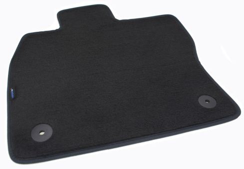 Fußmatte Fahrermatte passend für VW Golf 7 Golf 8 Seat Leon 5F Velours Stoffmatte Autoteppich Premium Qualität 
