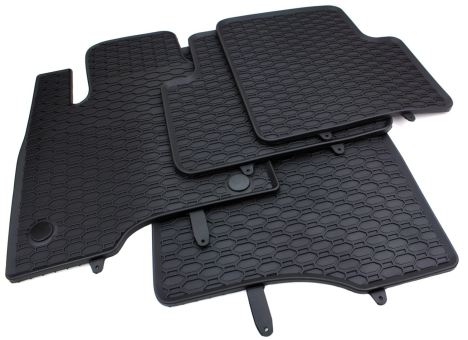 Gummimatten passend für Fiat Panda + Classic ab 2012 Fußmatten Premium Qualität Allwetter Automatten 4-teilig 
