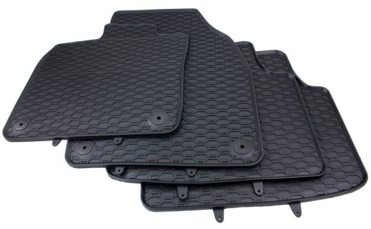 Gummimatten passend für VW ID5 ID.5 / GTX (E3) Fußmatten Premium Qualität Allwetter 4-teilig schwarz 