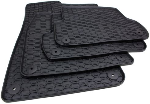 Premium Gummimatten passend für Audi A4 8E (B6 B7) Seat Exeo (3R) Fußmatten Gummi Allwetter für Avant + Limousine Baujahr 2001-2008 