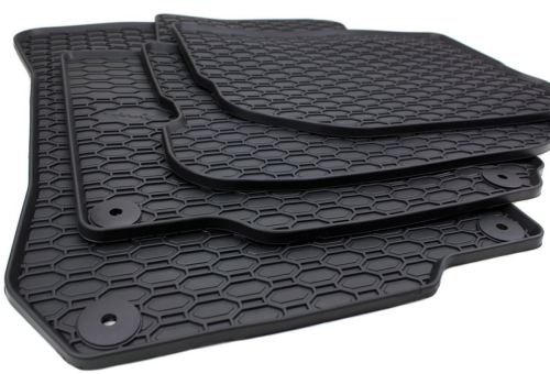 Gummimatten passend für Seat Toledo Leon 1M passend für Skoda Octavia 1U Fußmatten Gummi Auto Allwetter 4-teilig schwarz 