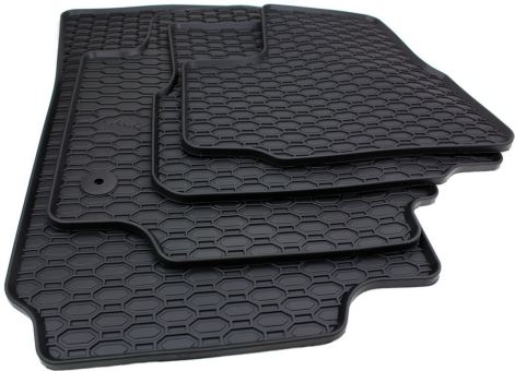 Fußmatten passend für Skoda Citigo Seat Mii VW UP (1S) 2011-2024 Fußmatten Premium Qualität Allwetter Matten 4-teilig schwarz 