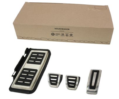 Original Pedale Audi Seat Skoda Pedalkappen Schaltgetriebe Pedalset Fußstütze A3 S3 RS3 8V Golf 7 8 Leon Ateca Kodiaq 