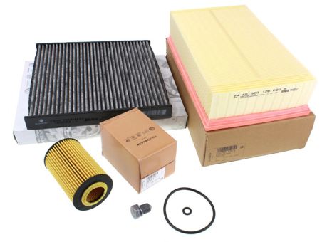 Original VW Audi TDI Inspektionspaket Filter 1.6L 2.0L Diesel Motor A3 8V Golf 7 (5G) Sportsvan Passat 3G A3 8V Sportback ab 2012 